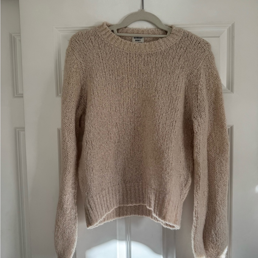 Sunday Best Soft Beige Sweater